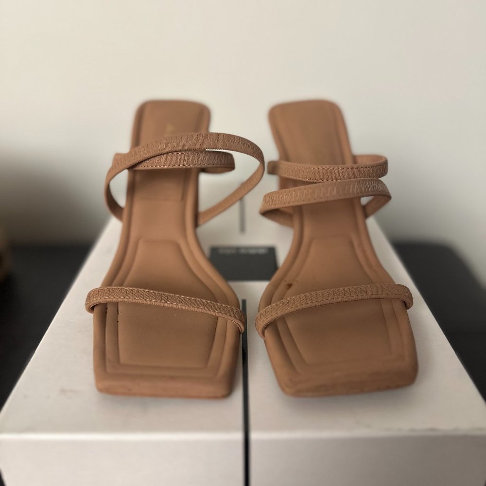 Aldo Lokurr Sling Back Heeled Sandal Size - 6